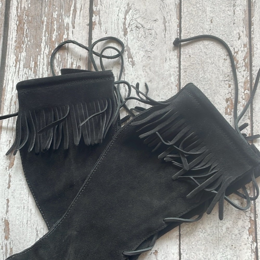 NEW! Men’s Front Lace Knee High Boot - Sz 8 - Picture 4 of 9